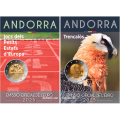 Andorra 2 euro BU coincard 2025 - Spiele der kleinen Staaten Europas + Bartgeier