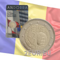 Andorra 2 euro BU coincard 2023 - 30 Jahre Andorras Beitritt zu den Vereinten Nationen
