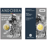 Andorra 2 euro BU coincard 2024 - UCI Mountainbike-Weltmeisterschaften in Andorra