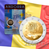 Andorra 2 euro BU coincard 2015 - 25 Jahre Zollunion mit der EU
