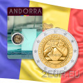 Andorra 2 euro BU coincard 2015 - 30 Jahre Volljährigkeit mit dem 18. Lebensjahr