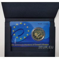 Andorra 2 euro PP 2014 - 20 Jahre im Europarat