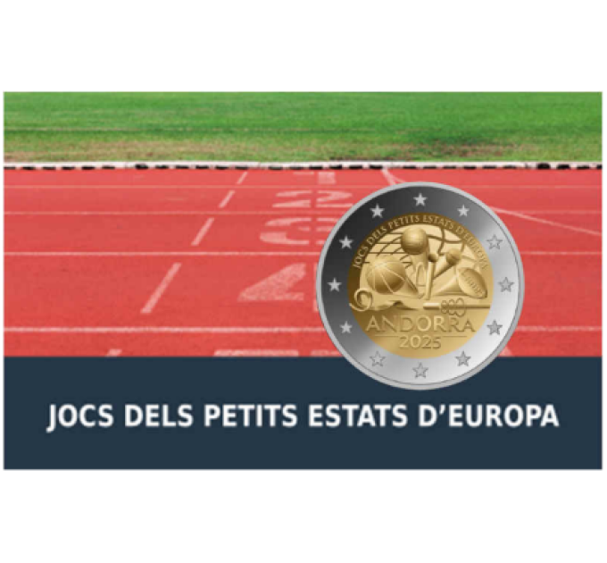 Andorra 2 euro proof 2025 - Spiele der kleinen Staaten Europas