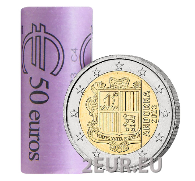 Andorra 2 Euro Rolle 2023