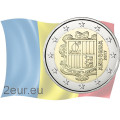 Andorra 2€ UNC 2019 - "Wappen Andorras"