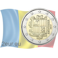 Andorra 2€ UNC 2020 - "Wappen Andorras"