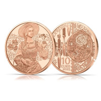 Österreich 10 Euro Münze 2025 - Aufdirndln – Leinen