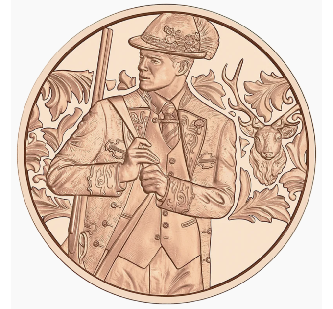 Österreich 10 Euro Münze 2026 - Aufdirndln –  Anpirschen - Horn