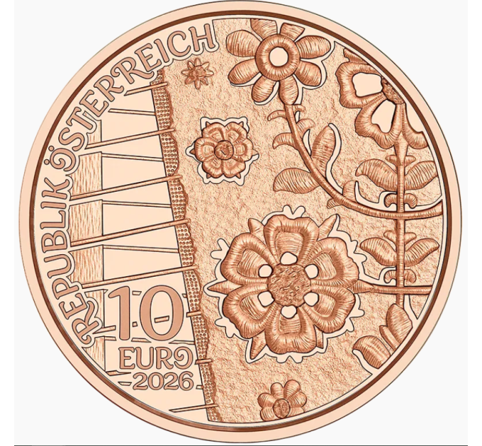Österreich 10 Euro Münze 2026 - Aufdirndln – Loden