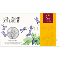 Austria 10 euro Silbermünze 2024 - Violett