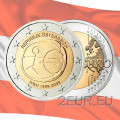 Österreich 2 Euro UNZ 2009 - 10 Jahre Euro
