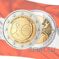 Österreich 2 Euro UNZ 2009 - 10 Jahre Euro