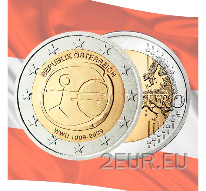 Österreich 2 Euro UNZ 2009 - 10 Jahre Euro