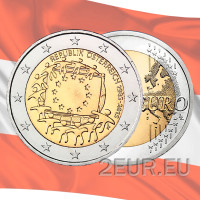 Österreich 2 Euro unz 2015 - 30 Jahre EU-Flagge
