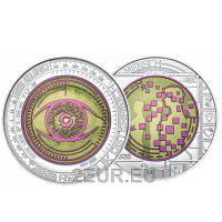 Österreich 25 Euro Silber-Niob-Münze 2020 - DER GLÄSERNE MENSCH