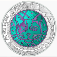 Österreich 25 Euro Silber-Niob-Münze 2026 - Quantenphysik. Wachstumshormon.
