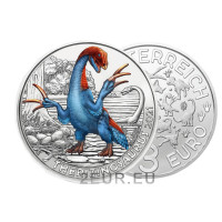 Österreich 3 Euro Münze 2021 - Terizinosavr