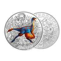 Österreich 3 Euro Münze 2022-3 - Mauersegler Ornithomimus