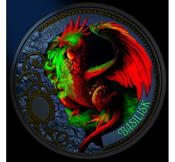 Österreich 3 Euro Münze 2026 - Fabelwesen - Der Basilisk