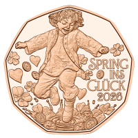 Österreich 5 Euro Münze 2026 - Spring ins Glück