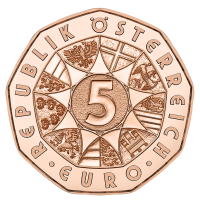 Österreich 5 Euro Münze 2024 - 365 + 1 Tag des Glücks