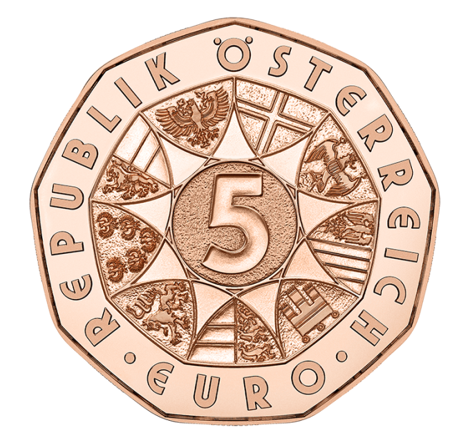 Österreich 5 Euro Münze 2024 - 365 + 1 Tag des Glücks