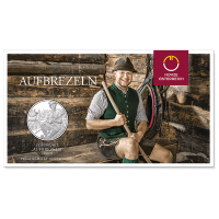 Austria 10 euro Silbermünze 2025 - Aufdirndln – Leder