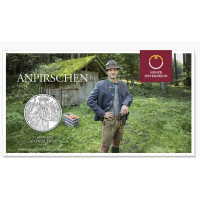 Austria 10 euro Silbermünze 2026 - Aufdirndln – Anpirschen - Horn