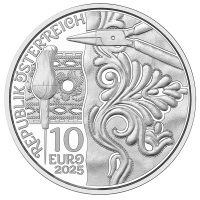 Austria 10 euro Silbermünze PP 2025 - Aufdirndln – Leder