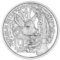 Austria 10 euro Silbermünze PP 2026 - Aufdirndln – Anpirschen - Horn