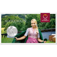 Austria 10 euro Silbermünze 2026 - Aufdirndln – Loden
