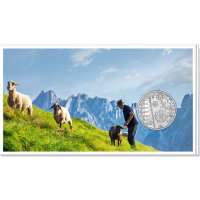 Austria 10 euro Silbermünze 2026 - Aufdirndln – Loden