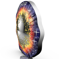 Österreich 20 Euro Silbermünze 2024 – Das unerforschte Universum – Supernova
