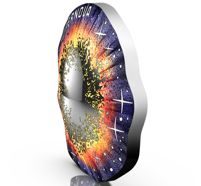 Österreich 20 Euro Silbermünze 2024 – Das unerforschte Universum – Supernova