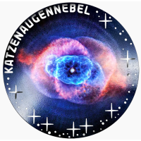 Österreich 20 Euro Silbermünze 2026 – Das unerforschte Universum – Katzenaugennebel