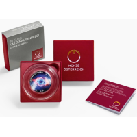 Österreich 20 Euro Silbermünze 2026 – Das unerforschte Universum – Katzenaugennebel