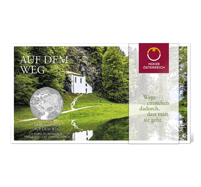 Österreich 5 Euro Silbermünze 2024 - Auf dem Weg
