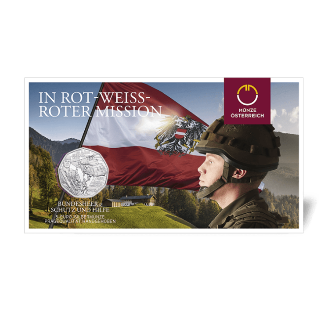 Österreich 5 Euro Silbermünze 2015 - Österreichisches Bundesheer