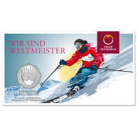 Österreich 5 Euro Silbermünze 2024 - Weltmeister