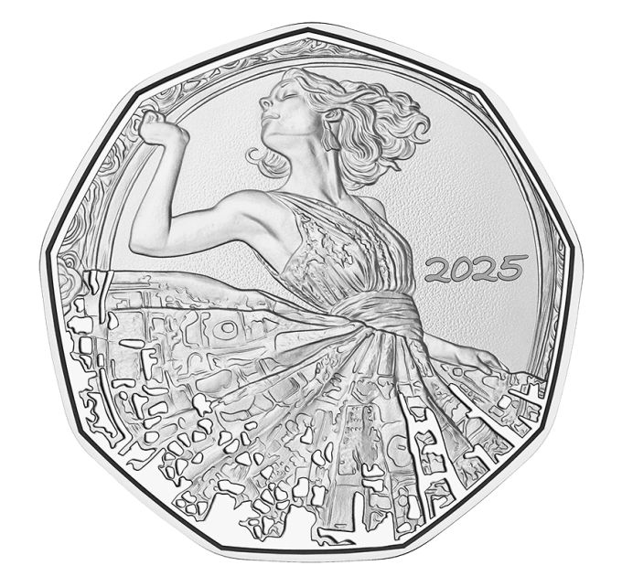 Österreich 5 Euro Silbermünze 2025 - Tanze alleine