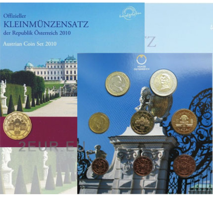 Österreich Euro Kursmünzensatz BU 2010