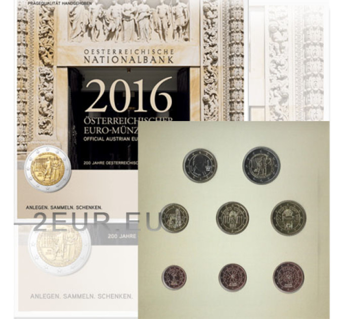 Österreich Euro Kursmünzensatz BU 2016