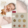 Österreich Euro Kursmünzensatz BU 2018 - BABY -MÜNZENSÄTZE