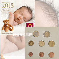 Österreich Euro Kursmünzensatz BU 2018 - BABY -MÜNZENSÄTZE