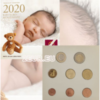 Österreich Euro Kursmünzensatz BU 2020 - BABY -MÜNZENSÄTZE