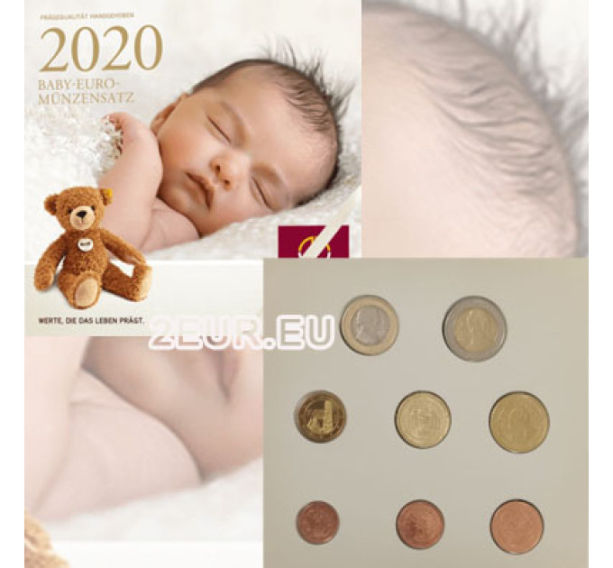 Österreich Euro Kursmünzensatz BU 2020 - BABY -MÜNZENSÄTZE