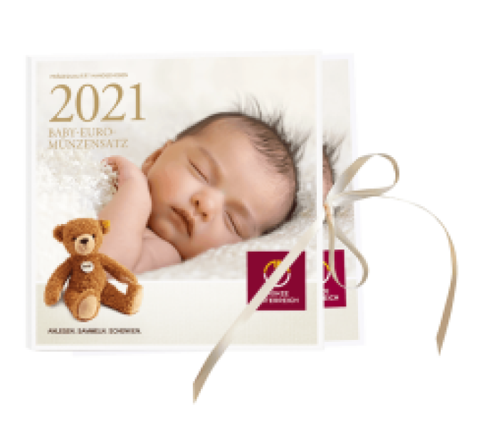 Österreich Euro Kursmünzensatz BU 2021 - BABY -MÜNZENSÄTZE