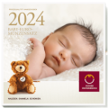 Österreich Euro Kursmünzensatz BU 2024 - BABY -MÜNZENSÄTZE