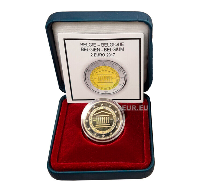 Belgien 2 euro proof 2017 - 200 Jahre Universität Gent 