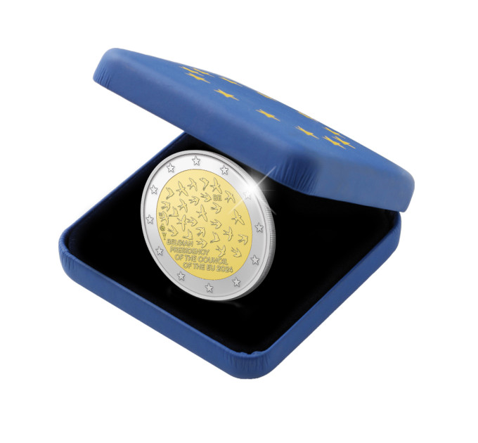 Belgien 2 Euro proof 2024 - EU-Präsidentschaft